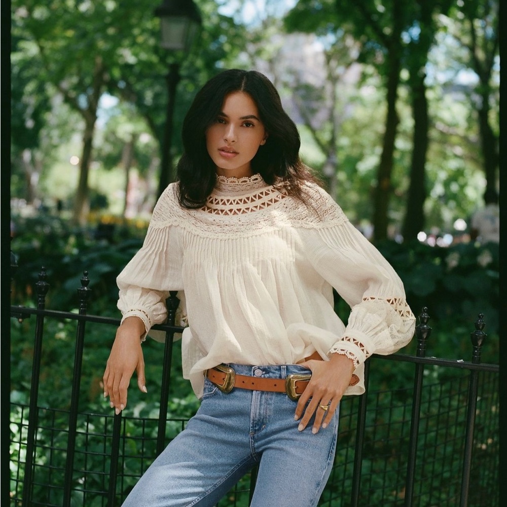 Anthropologie Lace Blouse